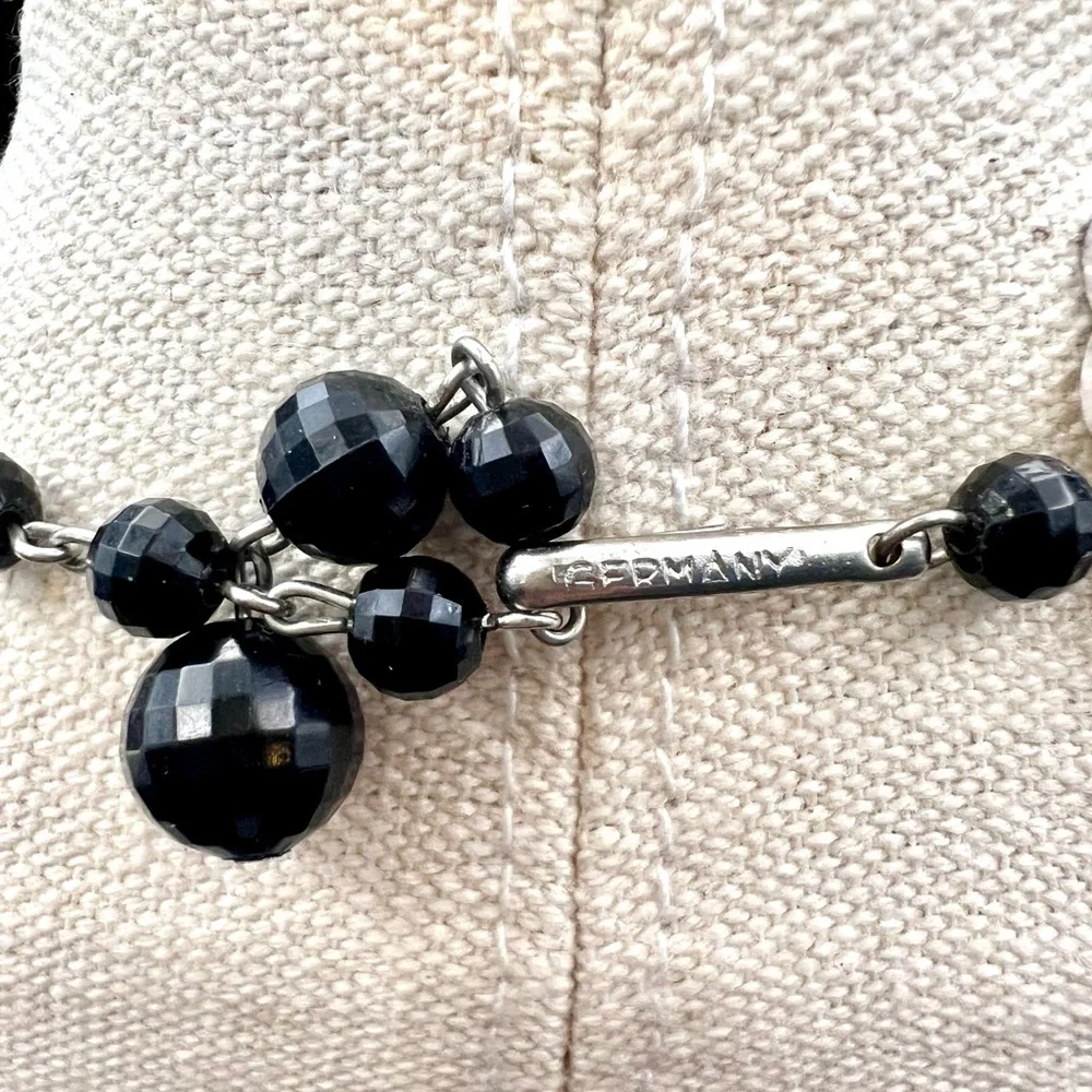 Elegant Vintage Germany Beaded 4-Strand Necklace - Picture 6 of 8